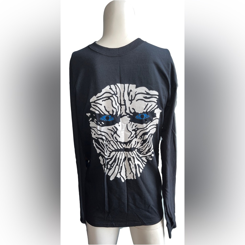Graphic Tee Night King Long Sleeve T-shirt Fruit of the Loom Heavy HD Cotton S